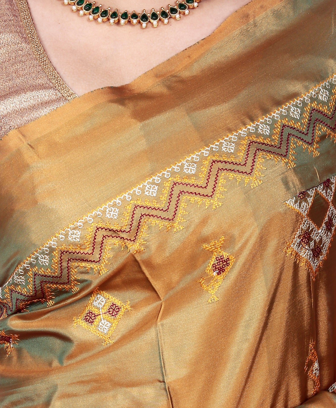 Kasuti Ilkal Art Silk Saree